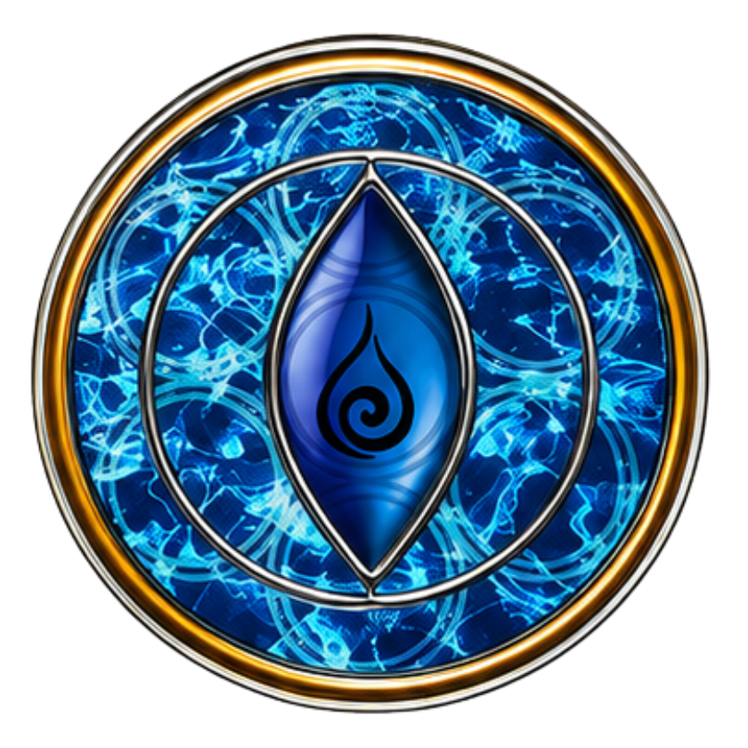 Medalha do elemento Agua