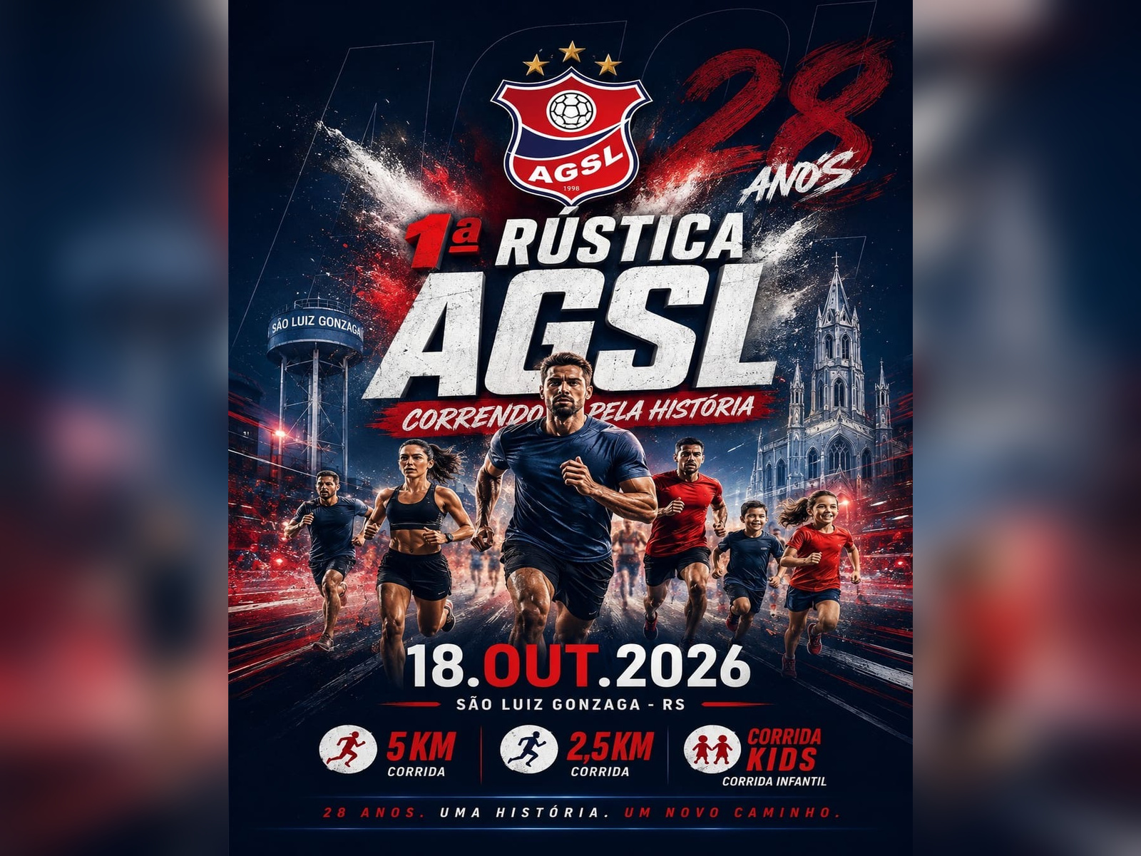 1ª Rústica AGSL 28 anos “Correndo pela história”